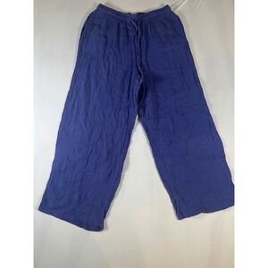 Jessica Simpson Gauze Wide Leg Pants‎ Purple Size S